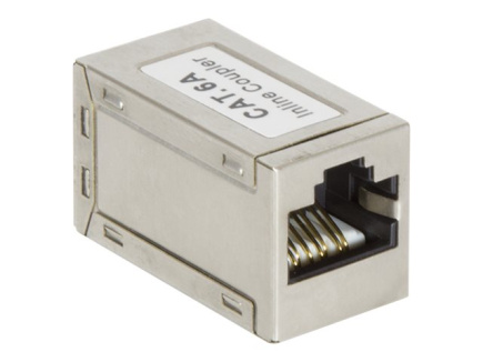 LogiLink Inline - Network coupler - RJ-45 (F) to RJ-45 (F) - STP - CAT 6a 