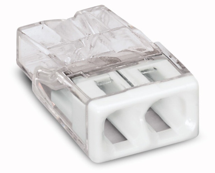 Wago 2273-202 cable splitter/combiner Transparent, White