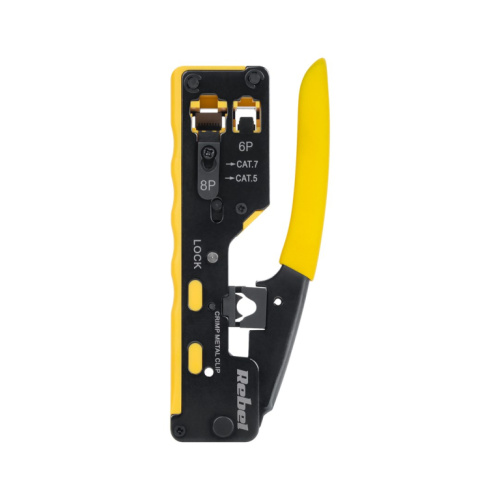RJ45/RJ12 Through-Hole Plug Crimping Tool