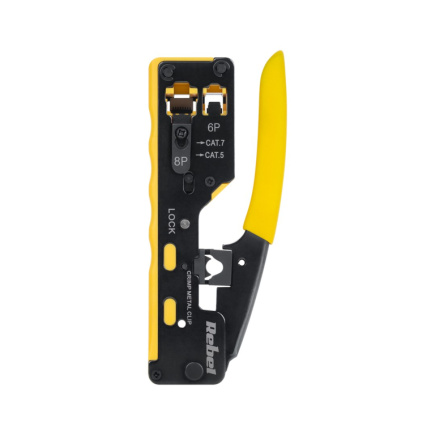 RJ45/RJ12 Through-Hole Plug Crimping Tool