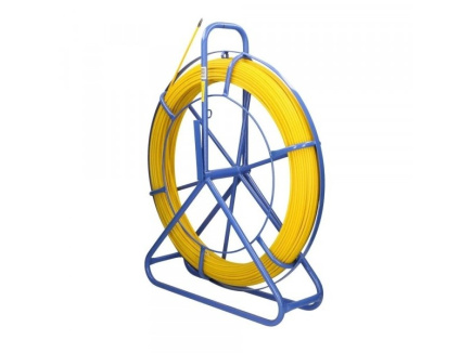 Extralink Pilot 8mm 75m | Remote control for pulling cables | FRP fiberglass, dia. 8mm, length 75m, yellow