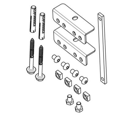 Vogels | Other | PFA 9126 Bracket kit for PFB 34xx | Silver 7291260