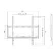 LogiLink TV wall mount, fix, 32-55', max.40kg