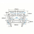 TB TV wall mount TB-43P 26-55 55kg VESA 400x400