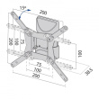 TB TV wall mount up to 37 20 kg TB-152E max VESA 200x200