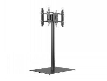 M PUBLIC DISPLAY STAND 180 HD BACK TO BACK BLACK W. FLOORBASE