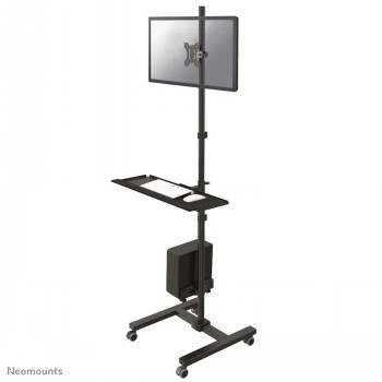 NEWSTAR MOBILE WORKPLACE FLOOR STAND (MONITOR, KEYBOARD/MOUSE & PC) 10-32