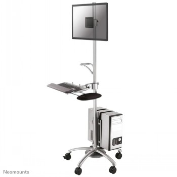 NEWSTAR MOBILE WORKPLACE FLOOR STAND (MONITOR, KEYBOARD/MOUSE & PC) 10-27