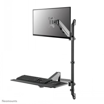NEOMOUNTS WALL MOUNTED SIT-STAND WORKSTATION (SCREEN, KEYBOARD & MOUSE)