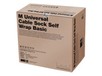 MULTIBRACKETS Universal Cable Sock Self Wrap Basic 19mm Black 50m