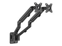 GEMBIRD MA-WA2-01 Adjustable wall 2-display mounting arm 17-27 up to 7 kg