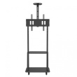 Techly Mobile TV stand 32-70 inches 60kg with a shelf
