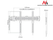 Maclean Wall mounts 32-55 MC-643 30kg Maclean