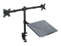 ART DESK MOUNT FOR 2 LED / LCD MONITORS 13-27inch + notebook