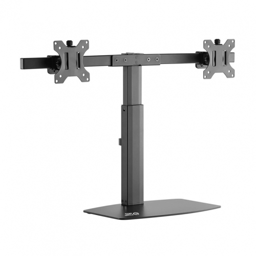 ERGOOFFICE ER-411 Universal 2 x Monitor Bracket Holder Free Standing for Two Monitors 17