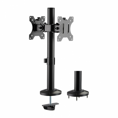 LogiLink Dual monitor mount 17-32 ', steel