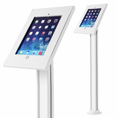 Stand advertising holder for Maclean tablet, floor with lock, iPad 2/3/4/Air/Air2, MC-678