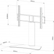 ART Minitable/stand + TV holer 32-65 inches 60KG SD-31 Vesa 600x400