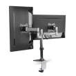 LogiLink Dual monitor mount 13-27, aluminum