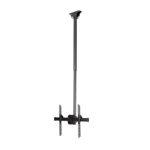 StarTech.com TV Ceiling Mount - Full-Motion Universal Hanging Single Screen Mount with Adjustable Telescopic Pole - Tilt / Swivel - VESA Bracket for 32”-75