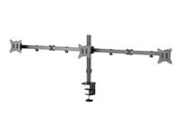 LOGILINK BP0173 Triple monitor mount 17-27inch arm length each 658 mm aluminum