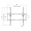 LogiLink TV wall mount, tilt, VESA, 32-55, max. 35kg
