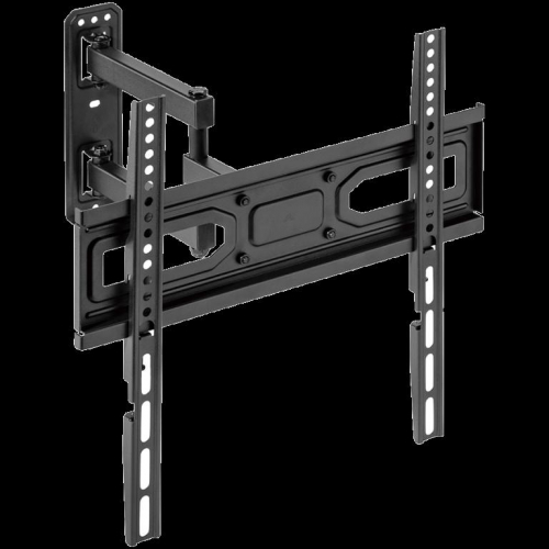 Free-tilt design: simplifies adjustment for better visibility and reduced glareSwivel mechanism provides maximum viewing flexibilitySpirit level ensures perfect positioningConvenient cable holder. 32-55