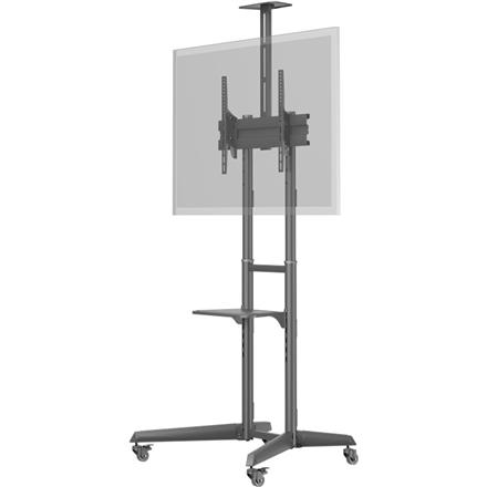 Goobay Floor stand | 59508 TV Presentation Stand Pro (Size L) | Adjustable Height, Tilt | 37-70 