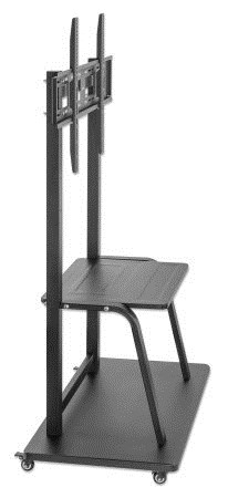 Manhattan TV & Monitor Mount, Trolley Stand, 1 screen, Screen Sizes: 37-100