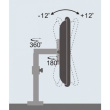 Techly Desk monitor arm 13-27inch 8kg VESA adjustable