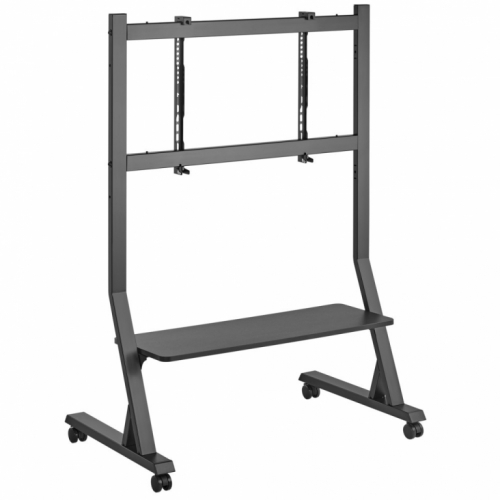 Techly Mobile TV stand 45-90 inches, 60 kg, AV shelf