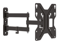 DIGITUS Universal Wall Mount 3D 48cm 19Inch up to 107cm 42 Zoll max.30kg VESA 75x75 100x100 200x200 black