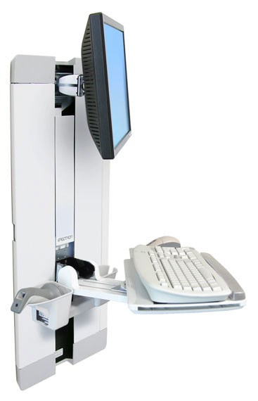 Ergotron STYLEVIEW VERTICAL LIFT WHITE/PATIENT ROOM