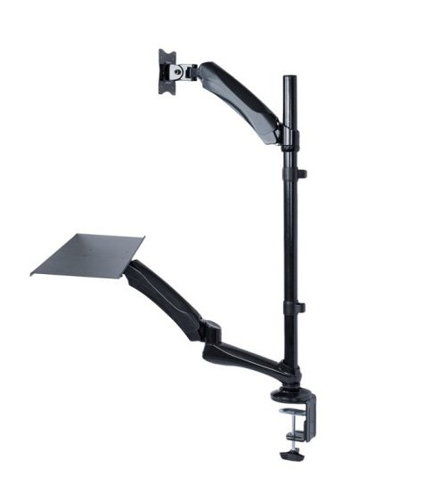 Maclean Monitor and Keyboard Mount, for Standing Up Work, MC-681