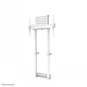 NEOMOUNTS BY NEWSTAR MOTORISED WALL STAND INCL. STORAGE BOX, 10 CM. WHEELS VESA 100X100 UP TO 800X600 WHITE