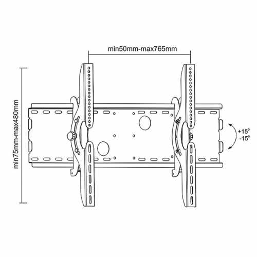 Maclean MC-521 B TV Wall Mount Bracket LCD LED Plasma 32