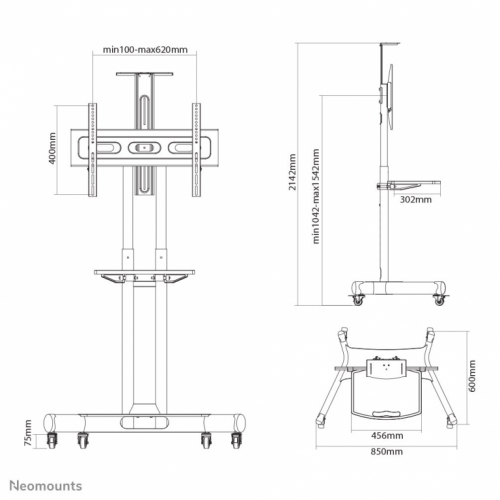 Neomounts by Newstar Select floor stand