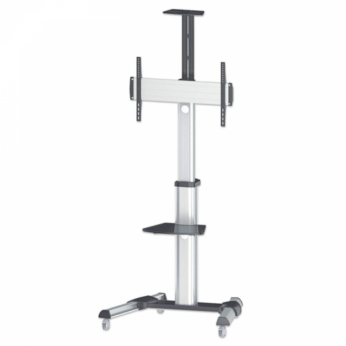 Manhattan TV & Monitor Mount, Trolley Stand, 1 screen, Screen Sizes: 37-65