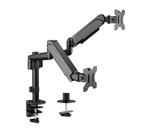 Gembird MA-DA2P-01 Adjustable desk 2-display mounting arm, 17”-32”, up to 9 kg