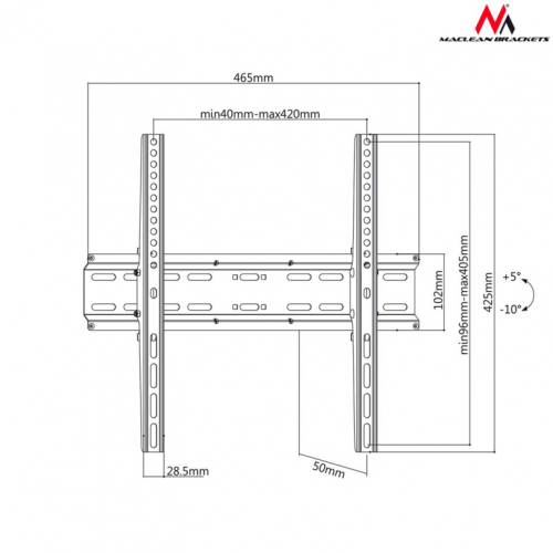 LCD LED Plasma TV Mount Wall Slim Mount Max. 32-70