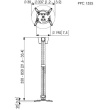 Vogels | Projector Ceiling mount | Turn, Tilt | Silver 7015554