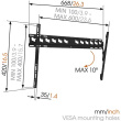 Vogels | Wall mount | MA4010-A1 | Tilt | 40-65 