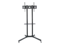 TECHLY 309982 Techly Mobile stand for TV LCD/LED/Plasma 30-65 60kg VESA tilting with shelf