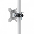 Maclean CPU monitor cart stand on wheels, MC-793 W