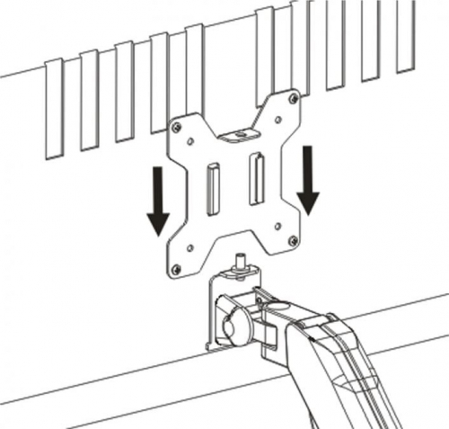 HOLDER FOR 1 LED/LCD MONITOR 13-27