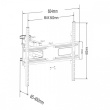 Maclean Double Arm TV Mount 37-80' MC-832A 50KG