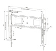 Neomounts WL30-750BL16 TV Wall Mount 42-86cale 100x100-600x400 125KG