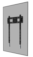 Neomounts TV wall mount WL30-750BL18P heavy duty (XL, 100 kg, portrait, kickstand)