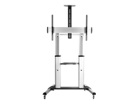 TECHLY 102734 Techly Mobile stand for large TV LCD/LED/Plasma 60-100 100kg VESA 2 shelves