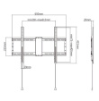 Gembird TV Wall Mount 37-80 inch 70 kg fixed